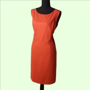 Elie Tahari two tone color block wool dress, size 14